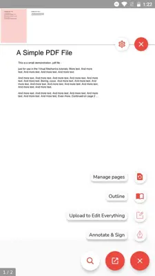 PDF Editor android App screenshot 0