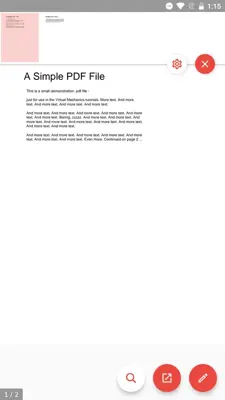 PDF Editor android App screenshot 1